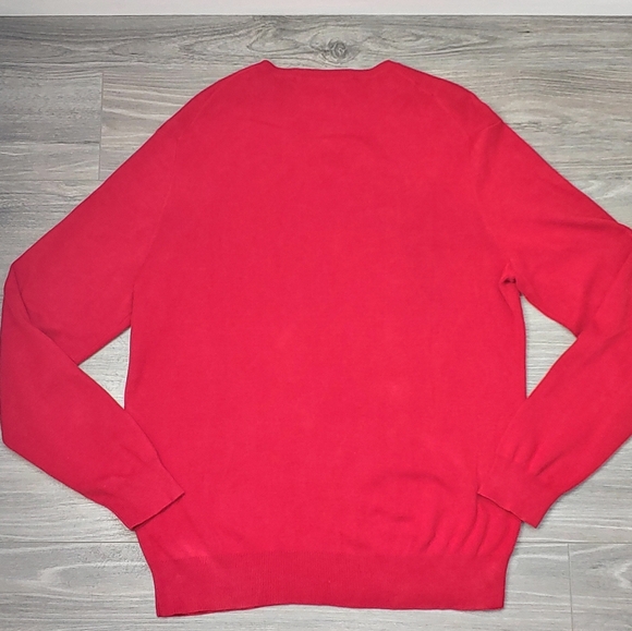 Excellent Used Condition Men's POLO RALPH LAUREN Pima Cotton V-Neck Sweater Med - Picture 7 of 7